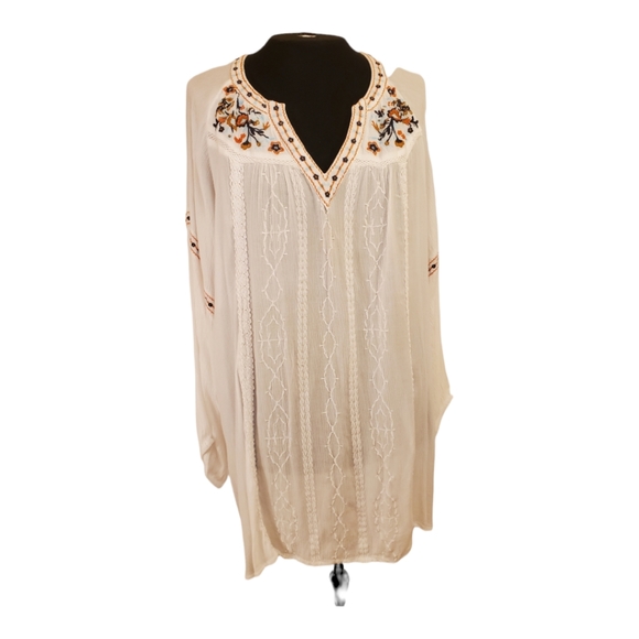 NWT, TANTRUM TOP/DRESS BOHO, SUMMER TOP, 2XX - Picture 2 of 6